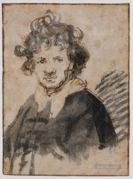  Rembrandt Oil Painting - Self Portrait 16289 Rembrandt